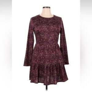 Bebop long sleeved soft knit a line dress, size XL